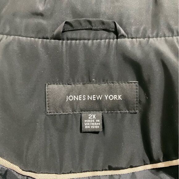 Jones of NY Black Lightweight Jacket Size 2X - Picture 10 of 11